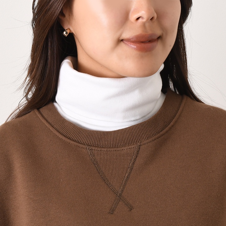 【超目玉枠】 付け襟 つけ襟 タートル ハイネック スタンドカラー UV 綿 服＆ファッション小物