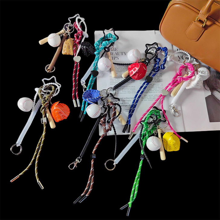 キーホルダー ストラップ チャーム バッグ スマホ アクセサリー パラ