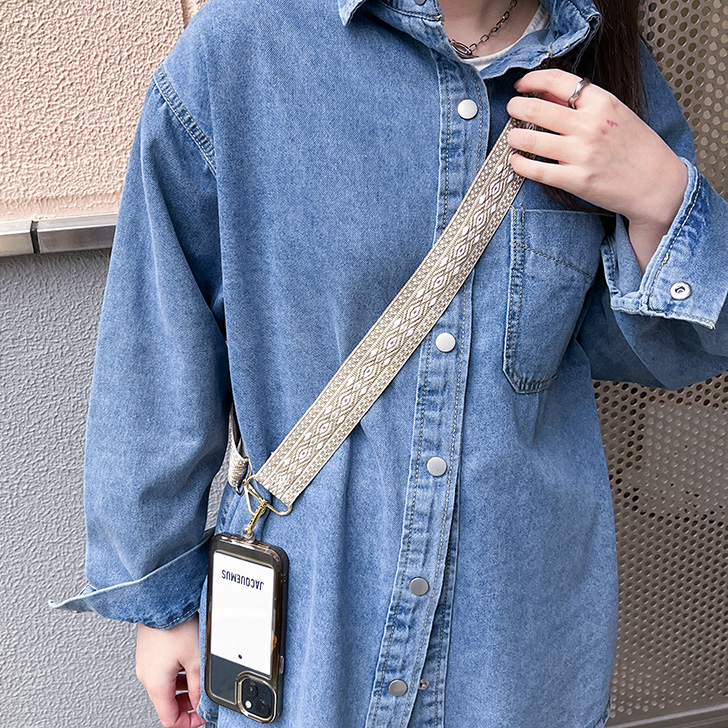 ミニバッグ型チャーム イヤホンケース 茶 - メルカリ