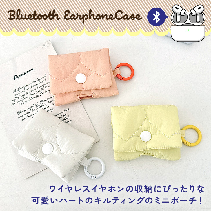 イヤホンケース ポーチ カバー ワイヤレス AirPods 収納 小物入れ ミニ
