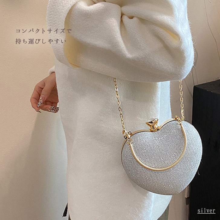 パーティーバッグ レディース 結婚式 ショルダー ラメ ショルダー
