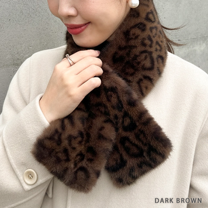 ティペット マフラー レディース 冬 フェイクファー 防寒 あったか