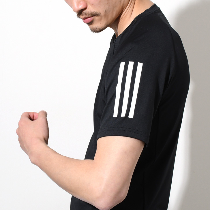 Tシャツ メンズ トップス 半袖 adidas アディダス 吸汗速乾 UVカット ベンチレーション ドライ ストレッチ インナー スポーツ ポイント消化