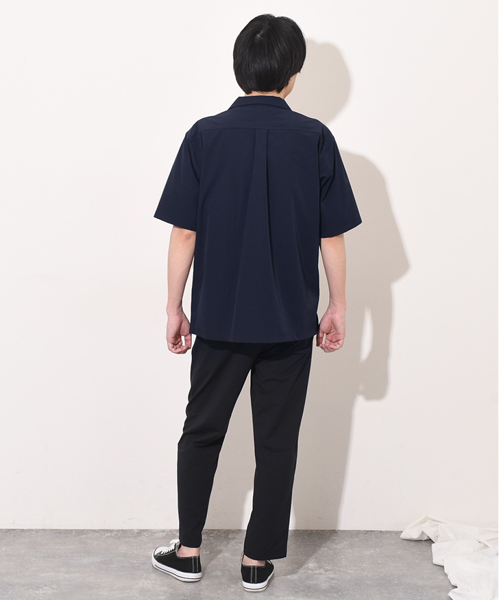 BODY WILD 半袖シャツ メンズ トップス 羽織り 速乾 無地 ボディ