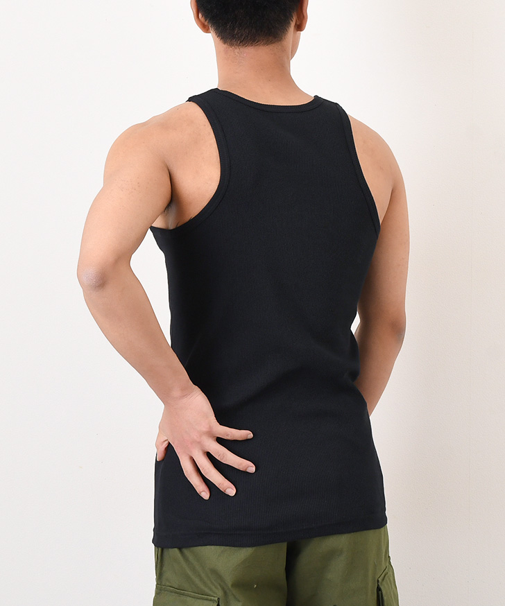 Hanes ヘインズ リブタンクトップ タンクトップ メンズ ブランド