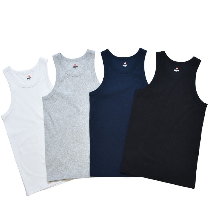 Hanes（ヘインズ） Hanes BEEFY ビーフィー リブ タンクトップ メンズ