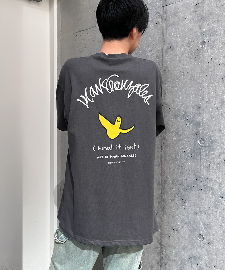 Mark Gonzales Tシャツ ビッグシルエット メンズ レディース