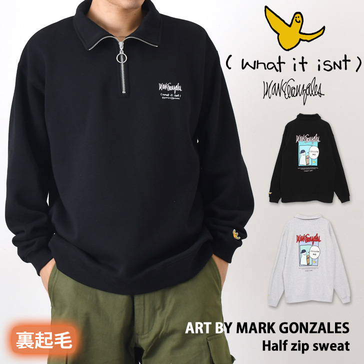 Mark Gonzales トレーナー メンズ レディース ブランド 裏起毛