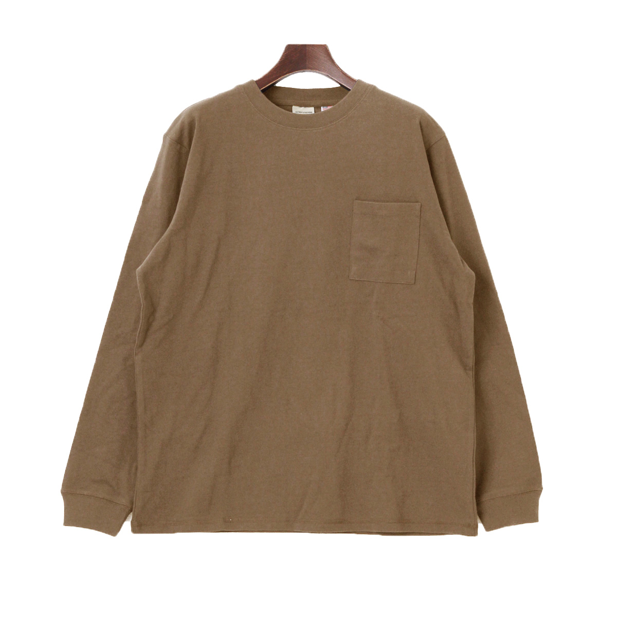 Goodwear（グッドウェア） 綿100％ Tシャツ 長袖 クルーネック メンズ