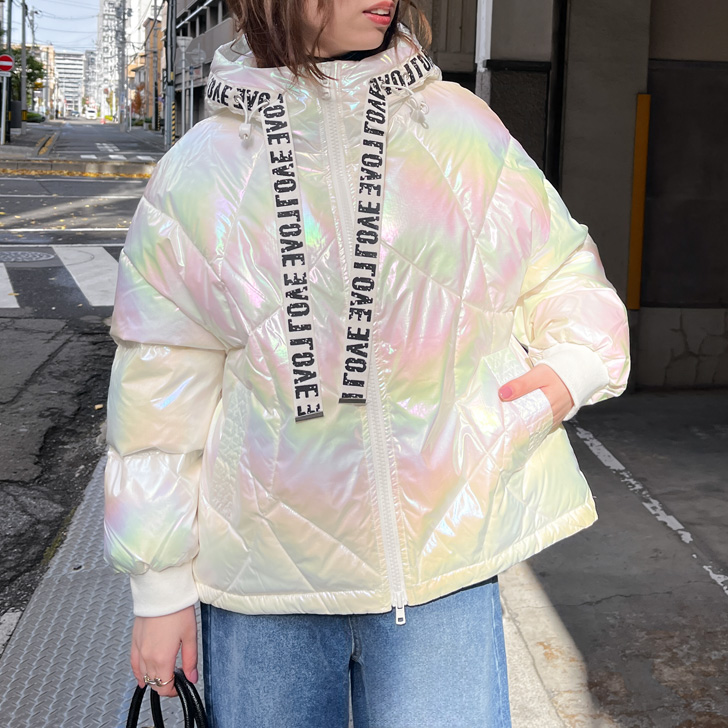 新作 ダウンジャケット コート レディース 冬 ダウン90％ 軽量 軽い 羽毛 中綿 撥水 厚手 アウター フード ゆったり 防寒 暖かい オーロラ ダウンジャケット コート レディース 冬 ダウン90％ 軽量 軽い 羽毛