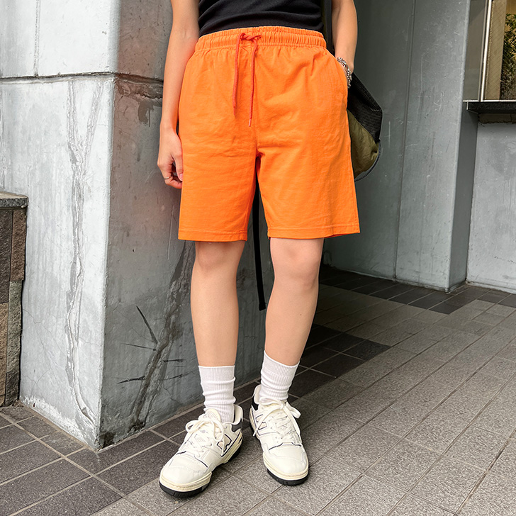 ハーフパンツ レディース メンズ 綿100％ ボトムス 半ズボン 短パン