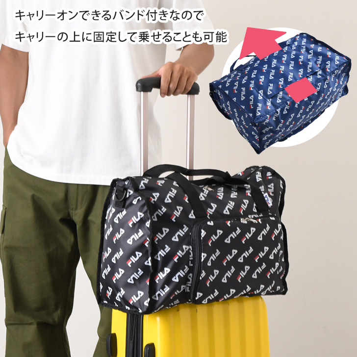 FILA ボストンバッグ メンズ 大容量 軽量 ゴルフ 旅行 フィラ キャリー