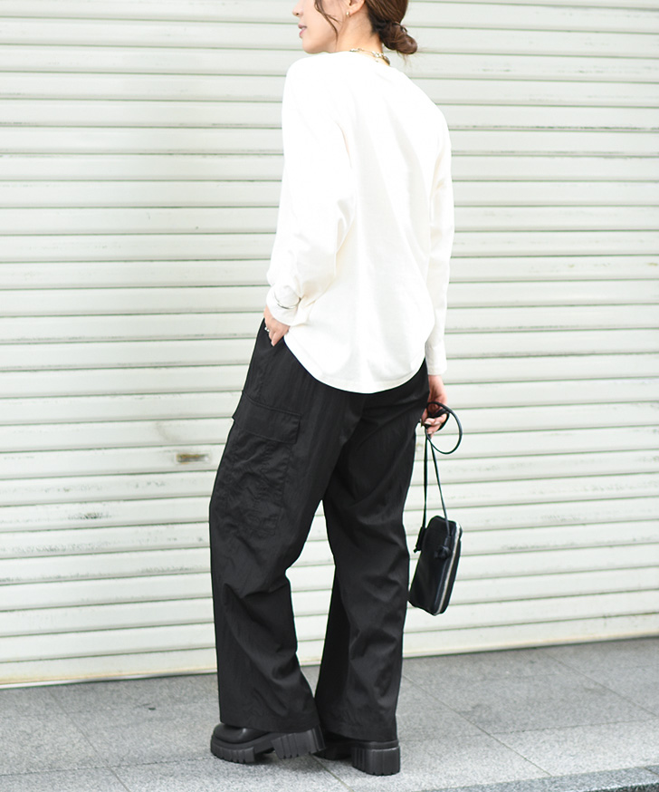 【韓国人気★RECTO】TWEED CULOTTE PANTS カーキベージュ spdzn342.jpg