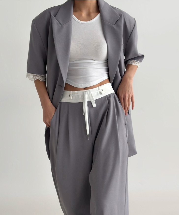 ワイドパンツ スラックス レディース 仕事 オフィス 春 夏 秋 薄手