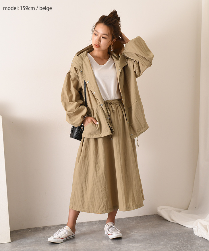 セットアップ レディース 秋 カジュアル ジャケット スカート 上下  