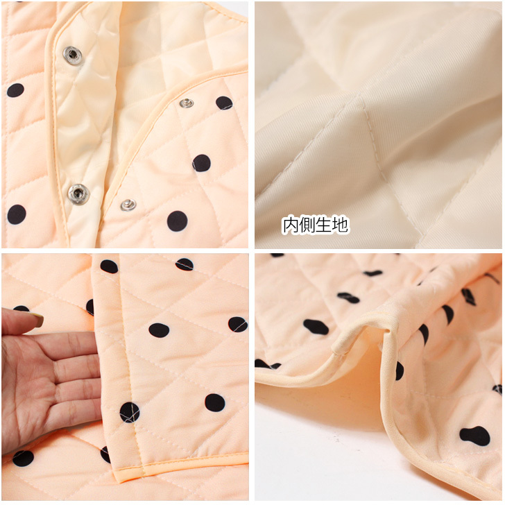 ジャケット レディース 秋 冬 40代 カジュアル きれいめ ドット柄 水玉