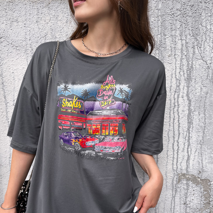 Tシャツ レディース 半袖 夏 カジュアル ゆったり コットン 薄手 半袖トップス アルファベットプリント ブラウス 大人 カットソー 通気性 20代 30代 可愛い 楽天市場】プリント ロゴTシャツ レディース 半袖 カジュアル