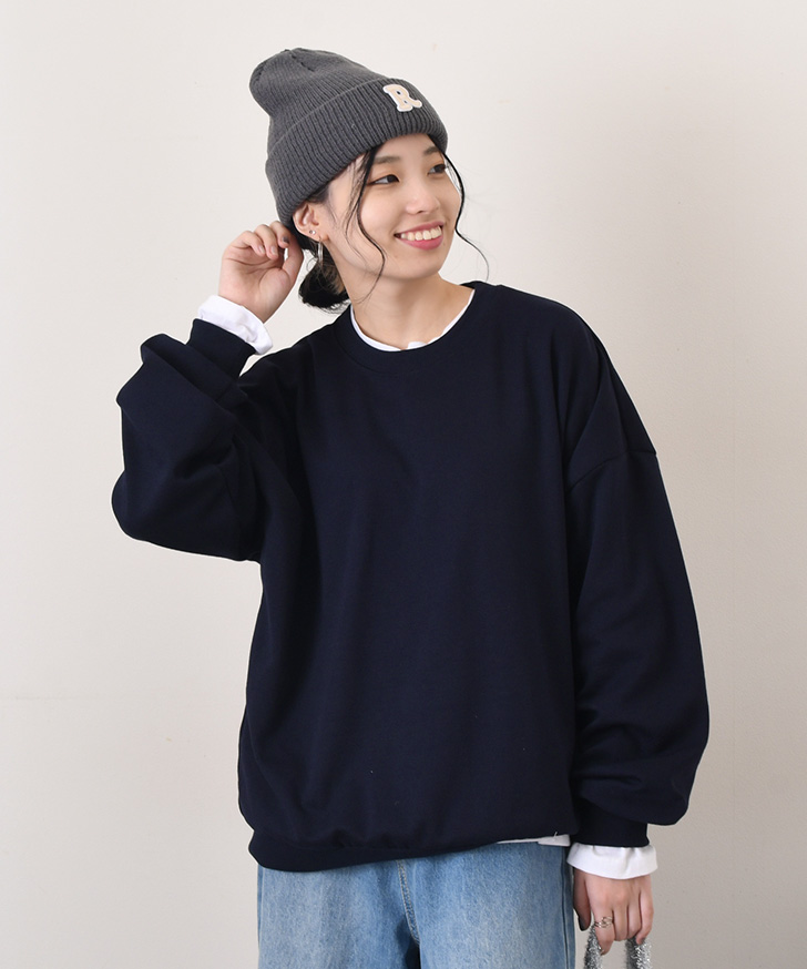 【新品同様】ロングシーズン着れる！深Vスウェット THE SHINZONE（ザ シンゾーン）の「[THE SHINZONE/ザ シンゾーン