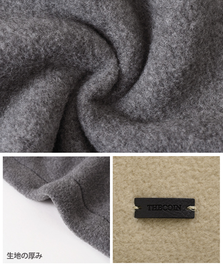 フリース レディース メンズ ジャケット フリースジャケット ジップ 前