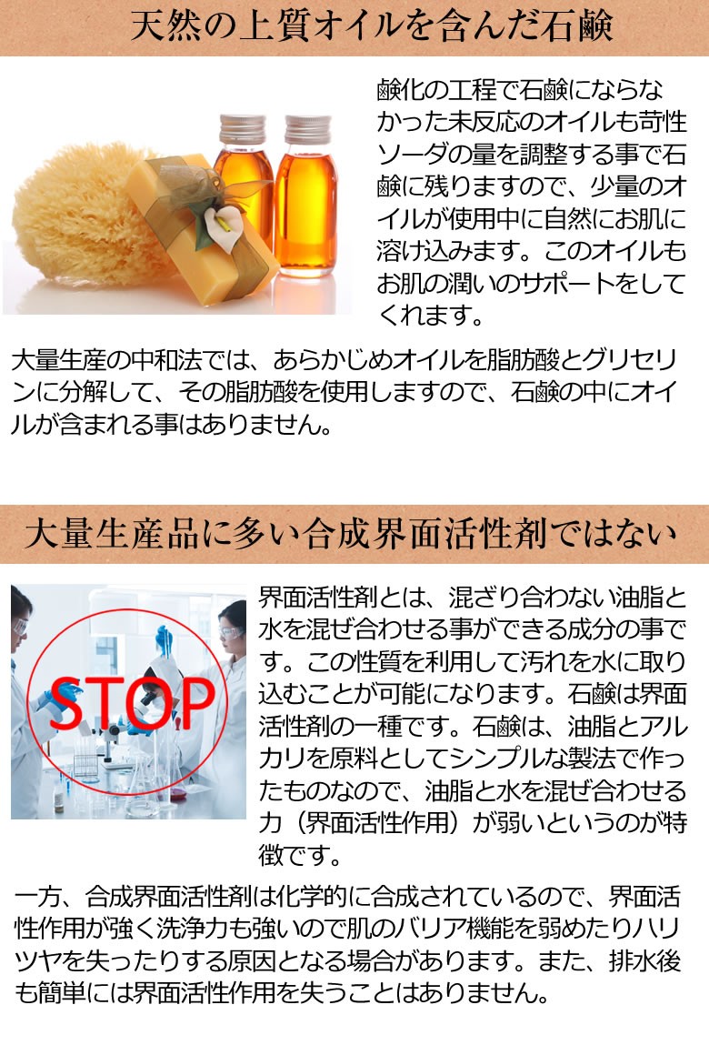 コールドプロセス ココナッツ石鹸 生せっけん