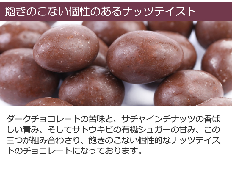 有機JASオーガニック サチャインチナッツチョコレート サチャインチ チョコボール チョコレートボール グリーンナッツ インカインチ クーベルチュール ペルー産”