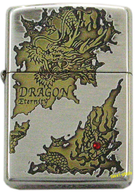 ZIPPO 龍ティアオフドラゴン ジッポーオイルライター : z-20todr-sv 