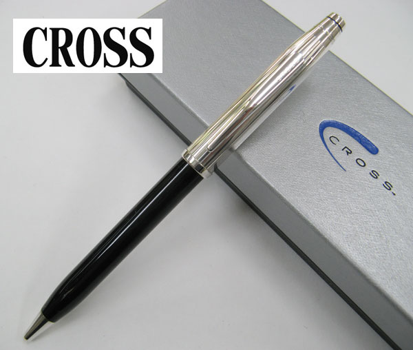 クロスボールペン CROSSスターリングシルバー製キャップ 筆記具