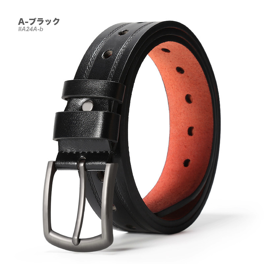 全品送料無料 tsa ベルト メンズ レザー 本革 シンプル ビジネス