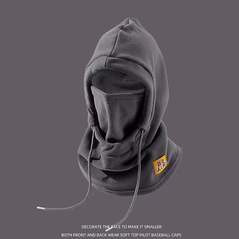 全品送料無料 tsa 裏起毛 フリース フードウォーマー スノボ帽子 防寒