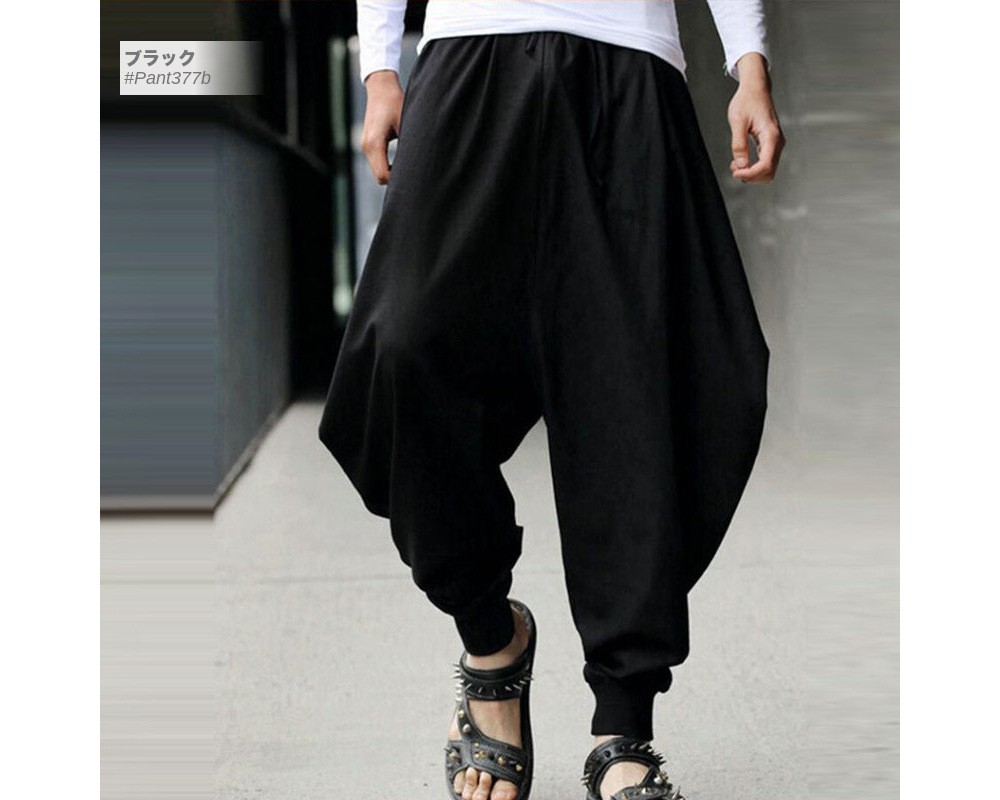 全品送料無料 tsa サルエルパンツ ワイドパンツ 無地 ジョガーパンツ
