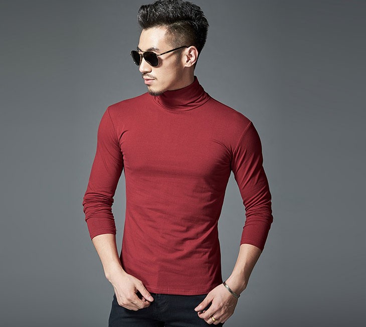 全品送料無料 期間限定 SALE タートルネック カットソー 無地 シンプル