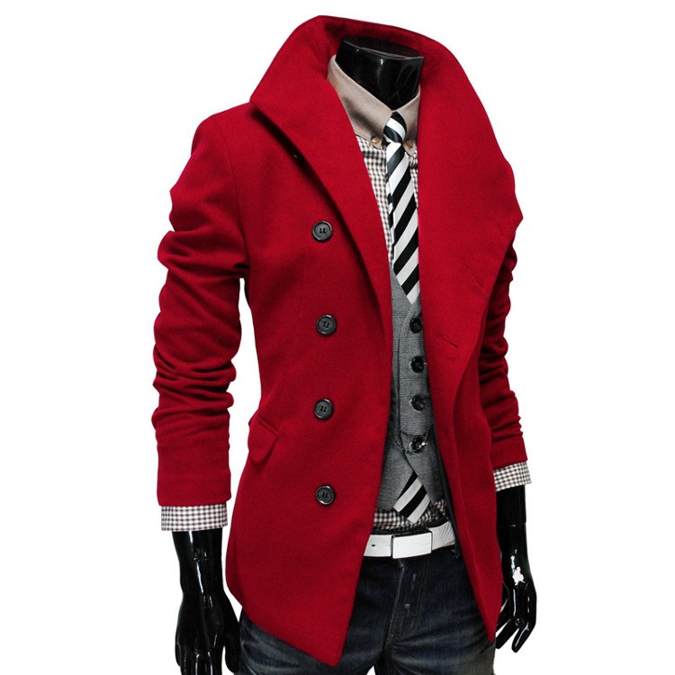 美品エイココンドウコートBIG襟ジャケットグランジハイネック変形薄手 Oversized Scorpio Coat in Pine + Brown - Dressed in Lala