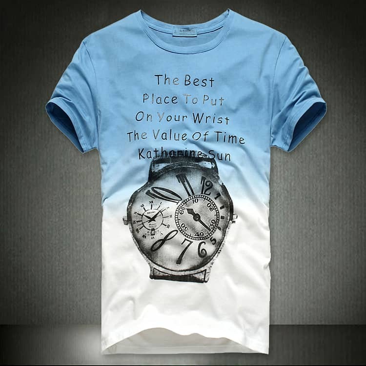 全品送料無料 tsb Tシャツ 半袖 グラデーション グラフィカル プリント