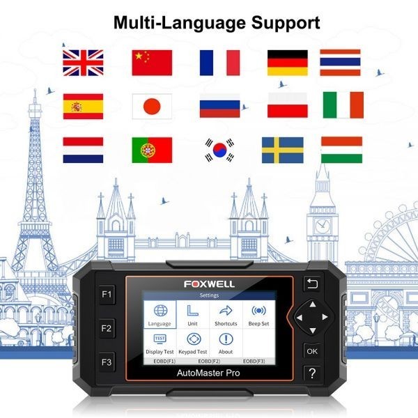 Foxwell NT614 エリート オールシステムスキャンツール 車の診断ツール 