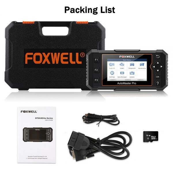 Foxwell NT614 エリート オールシステムスキャンツール 車の診断ツール 
