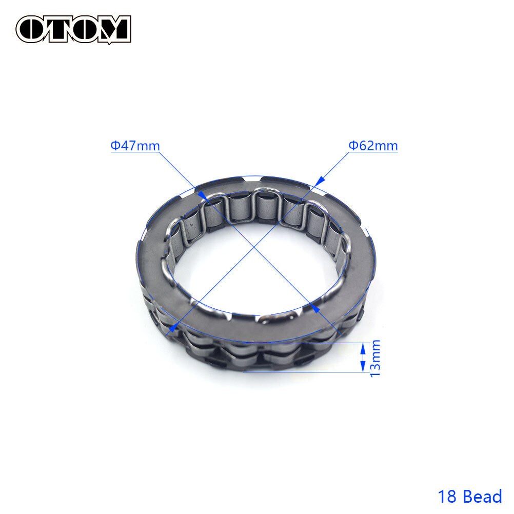 Otom 16 18 20ビーズ1ウェイスタータークラッチモーターオーバーランニングベアリングフリーホイールktm excf sxf xcf xcfw fc e smr crf drz nc250｜rakisssh｜03