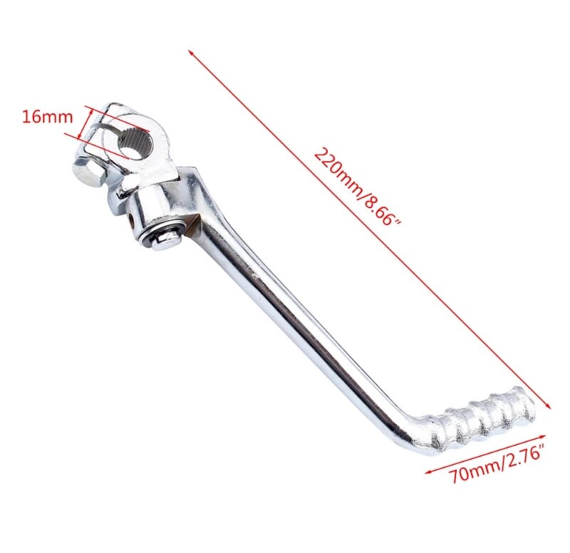 22センチメートル長さ13mm16mm耐久性キックスターターキックスターターレバーペダルオートバイキックスタートレバーモトクロス部品｜rakisssh｜03