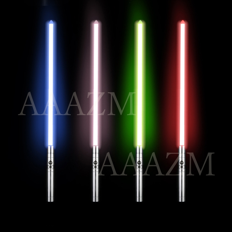 11色カラーチェンジ　3種類音声フォント　リムーバブルライトセーバー Amazon | KYBERS RGB 11色 変更可能 メタルハルトライトセイバー