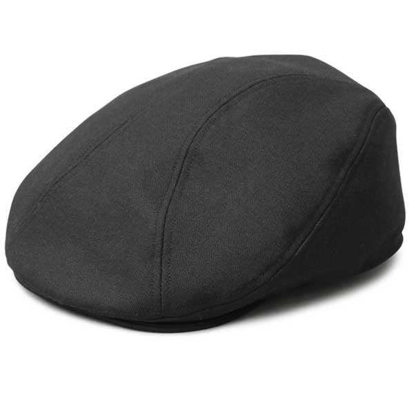 ハンチング メンズ 帽子 キャップ 日本製 国産 ブラック