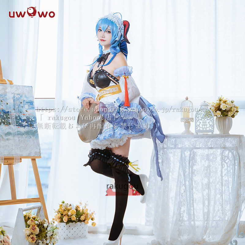 uwowo 原神コスプレ 甘雨 (かんう) コスプレ衣装 メイド コスプレ 