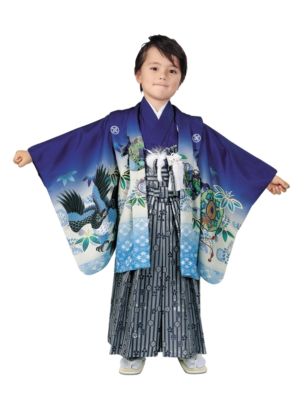 【専用】ベビー袴　キッズ袴　黒鷹×黒　100サイズ 新作揃え 着物 楽天市場】七五三 男の子 鷹に松 羽織袴セット