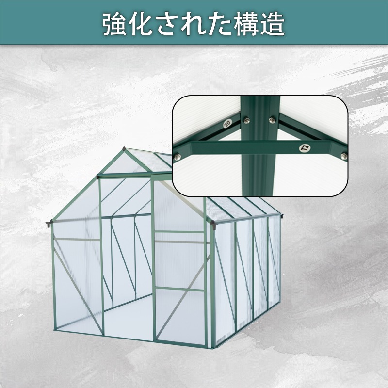 温室 保温 温室棚 収納庫 園芸用 ビニールハウス 頑丈 耐久性の高い