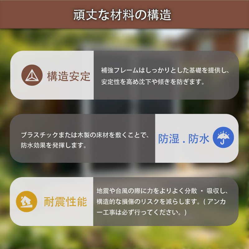 物置 屋外 樹脂製 大型 戸外収納庫 幅154*奥行き96*高174 窓付き 床板