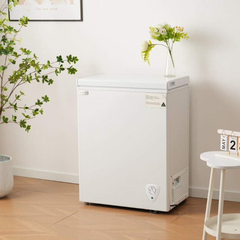 冷凍庫 90L 家庭用 業務用 チェストフリーザー 上開き バスケット付き