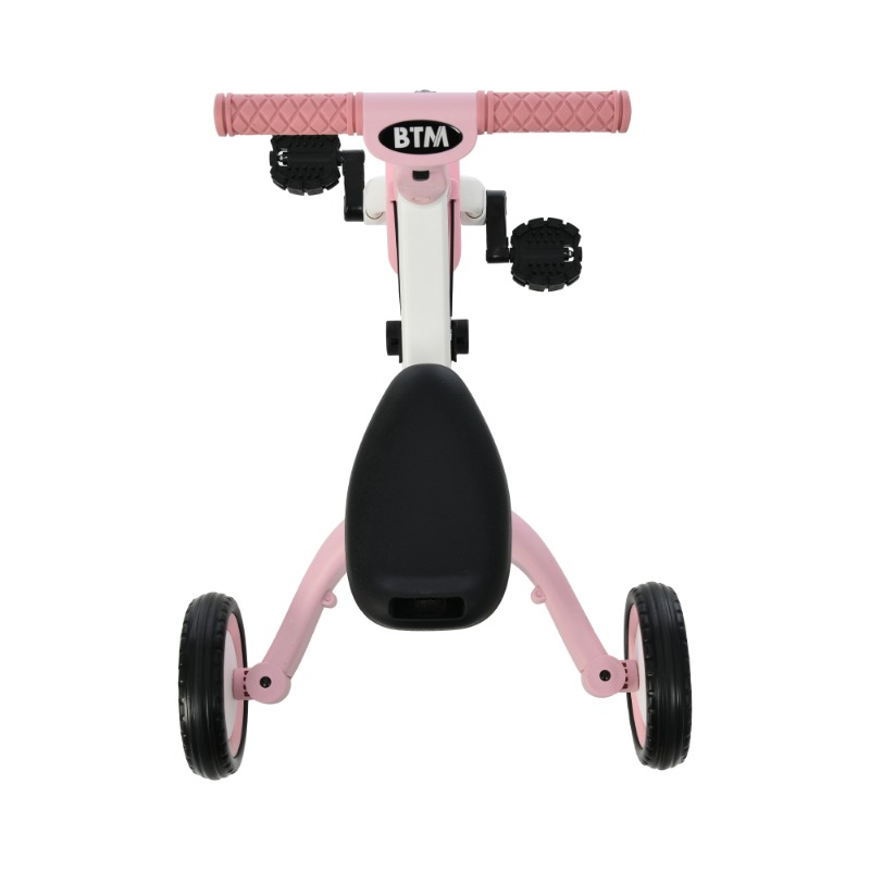 三輪車 足けりバイク 一台4役 ベビーカー かじとり 手押し棒付 子供用