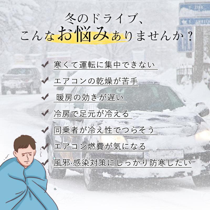 電気毛布 車用 シガーライター 速暖 9段階調温 洗える ひざ掛け