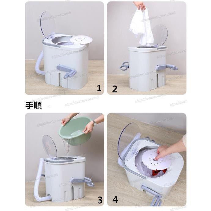手動洗濯機 全手動ウォッシャー 手回しポータブル洗濯機 手動 手動式