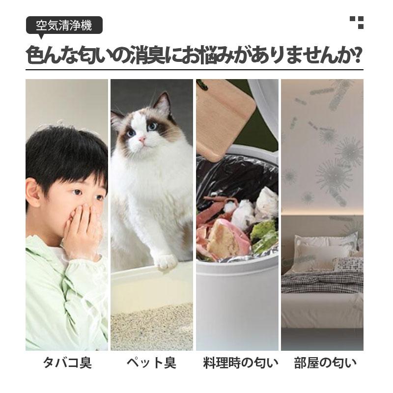 空気清浄機 花粉 小型 15畳 PM2.5 省エネ 卓上 静音 加湿なし 除菌 集