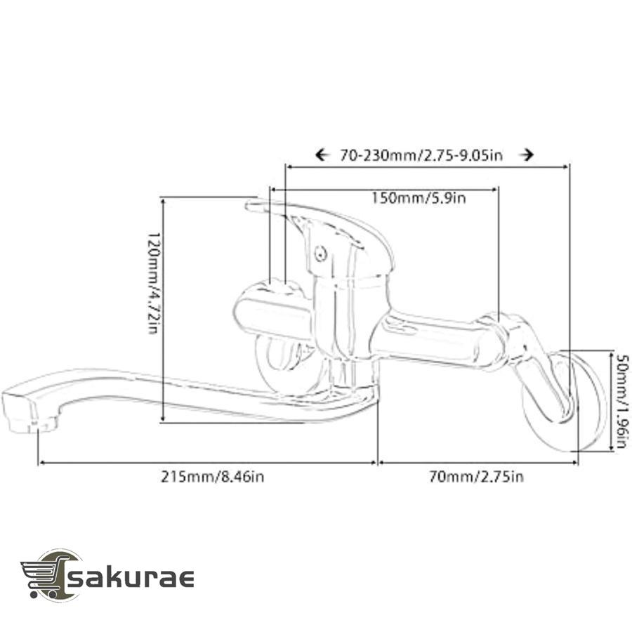 キッチン蛇口 壁付き 混合水栓 シングルレバー 浴室用水栓 バス キッチン蛇口 壁付き 混合水栓 シングルレバー 浴室用水栓 バス