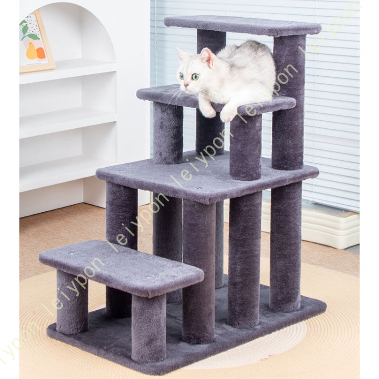 キャットタワー 据え置き 全高177cm 大型猫用 おしゃれ 爪とぎ 950 階段 キャットタワー 猫タワー 据え置き 爪とぎ 運動不足 北欧